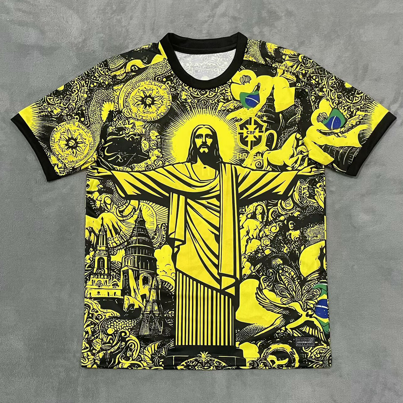 Camiseta de la Copa de Europa 2025 equipo nacional México Alemania Portugal Brasil España impresión tailandesa camiseta de fútbol