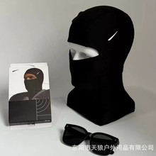 跨境户外骑行滑雪防寒保暖防尘面罩秋冬头套围脖外贸防沙可订logo