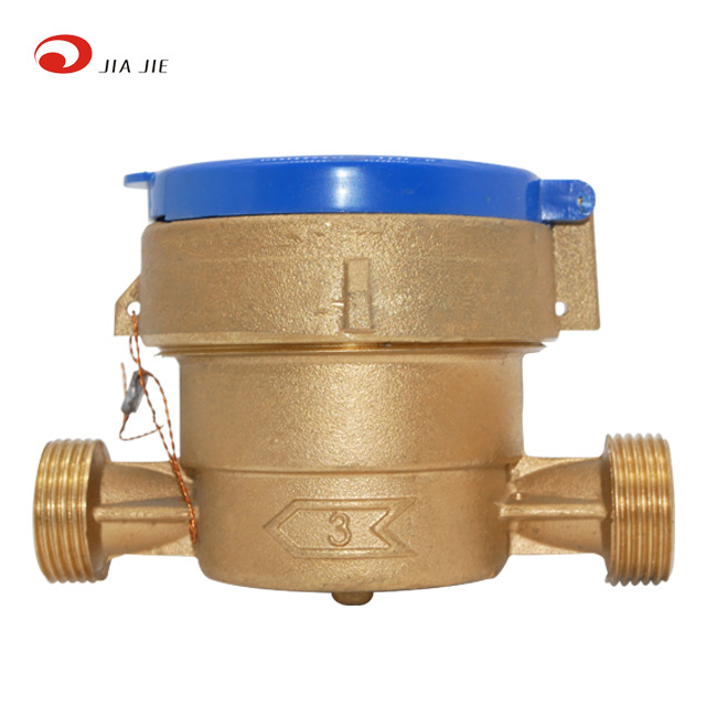 1/2“全铜单流湿式冷水表出口水表