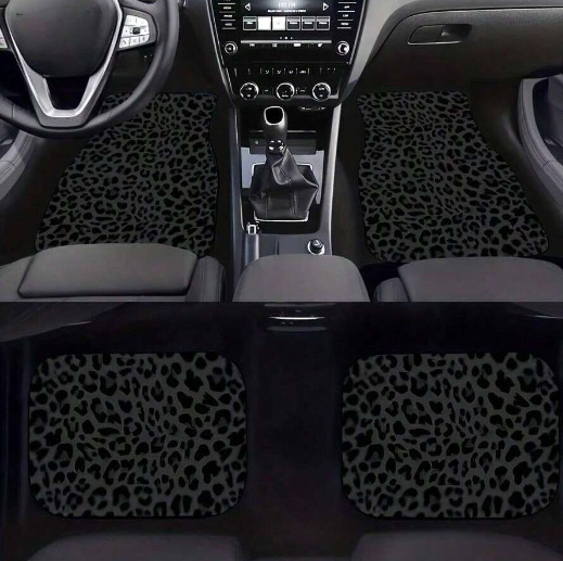 TEMU retro estilo nórdico alfombra de pie de coche alfombra de cuatro piezas tapete resistente a las manchas almohadilla de pie Amazon TEMU al por mayor