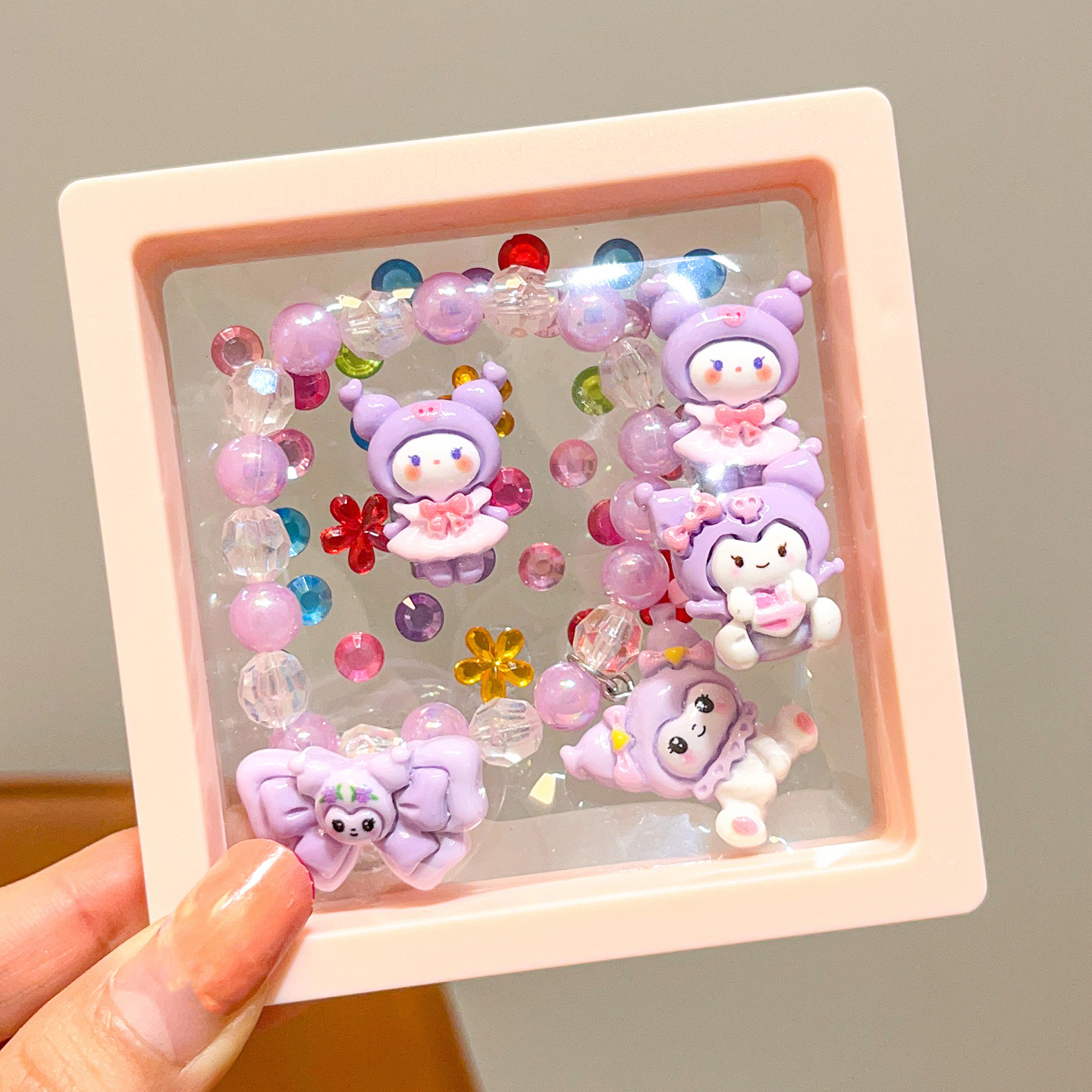 Linda niña nueva pulsera de princesa de dibujos animados niños Anna Aisha colgante pulsera cadena de joyería para niñas de nicho