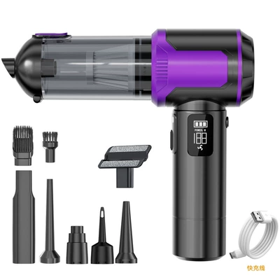 Cleaning Machine Dust Blower Cross — Tozsoranlar - st-6709aplusblack-and-purple-brushless-vacuum-cleaner-with-display-one-click-to-dust-bin