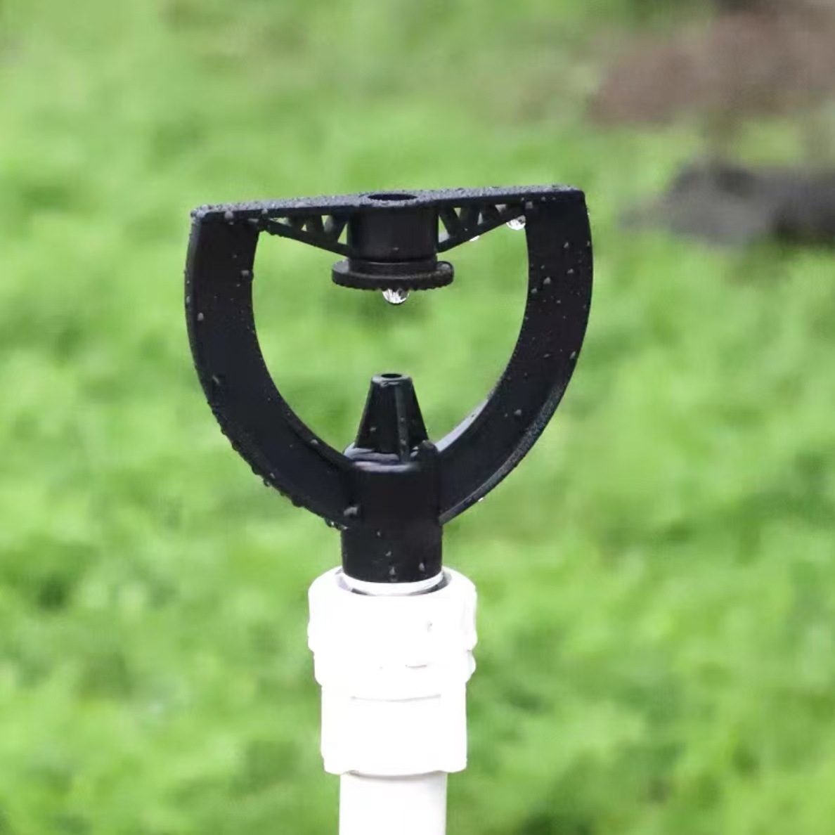 4分撞击式胶冲塑料雨状喷头dn15园林绿化草坪批发喷灌绿植喷头