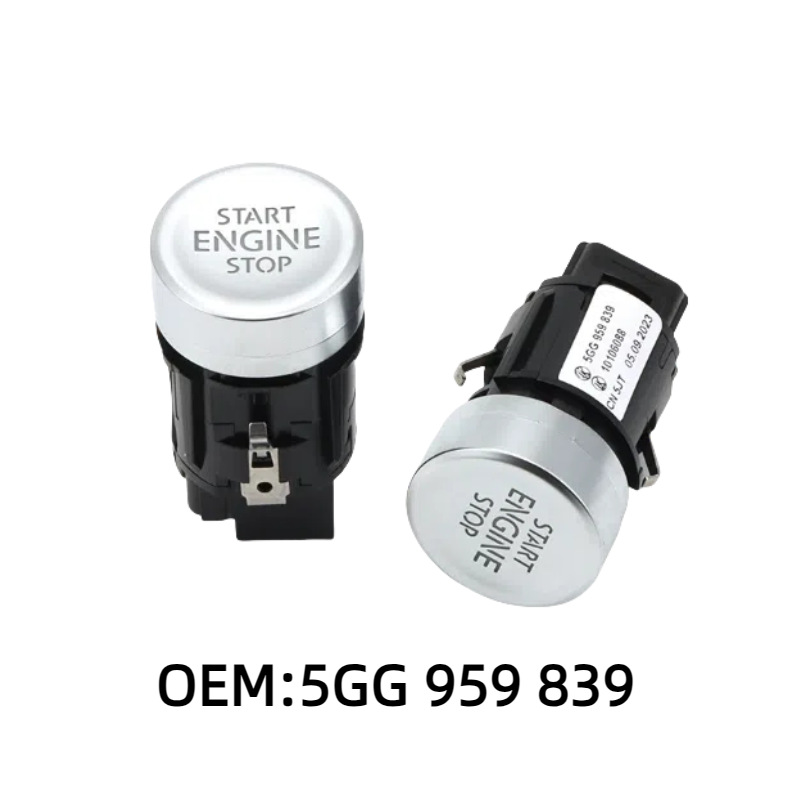 One-Touch Start Ignition Switch Button 5G1959839A Suitable for Volkswagen Golf 7