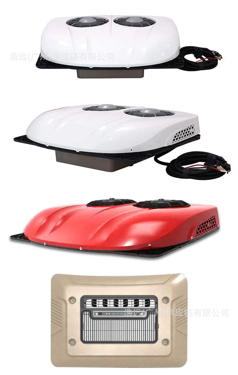 Aspligo new high-end parking air conditioner double fan 12V24V electric refrigeration truck cab truck air conditioner