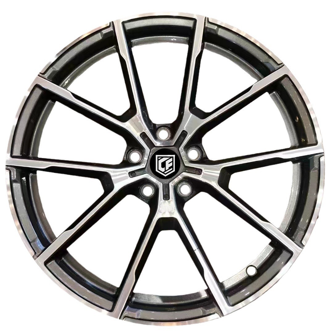 适用于宝马3系5系奥迪A6特斯拉改装18寸19寸20寸汽车轮毂锻造轮毂