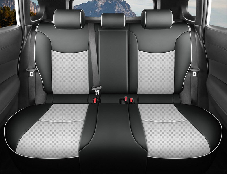 Suitable for 26 models of Toyota RAV4, universal seat covers for all seasons, full coverage perforated leather seat covers