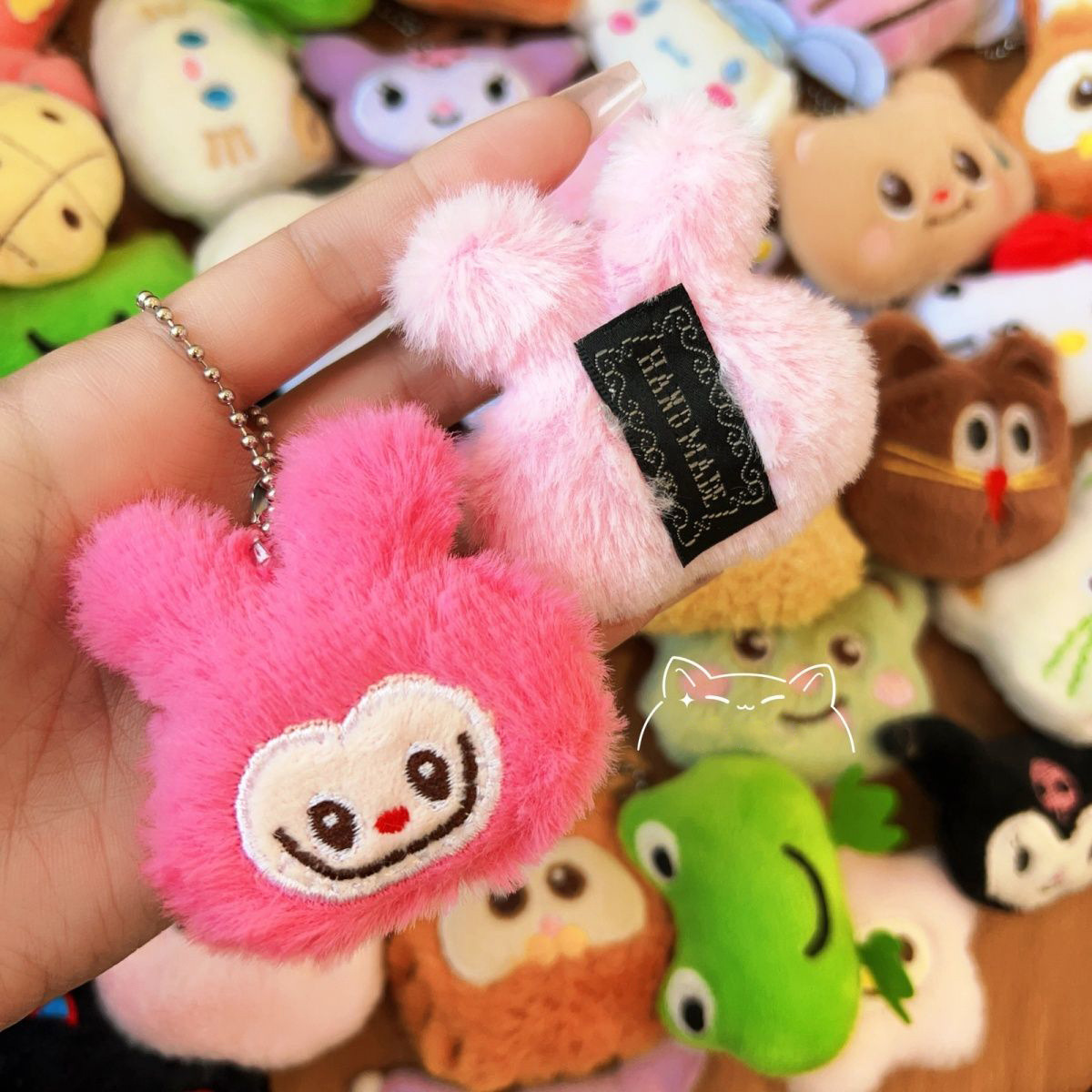 dibujos animados empujar pequeños regalos para tirar muñecas de vacaciones agarrar muñecas máquina de peluche pequeño regalo colgante muñeca llavero