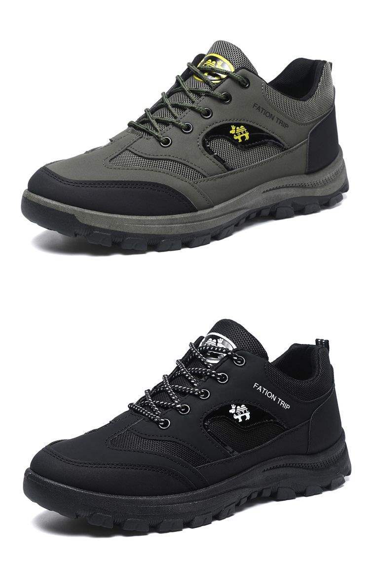 ShoeGlobe Construction Site Outdoor Middle-Aged And Elderly Sports Shoes Mountaineering Men's Wear-Resistant Waterproof Anti-Slip_voghion.com