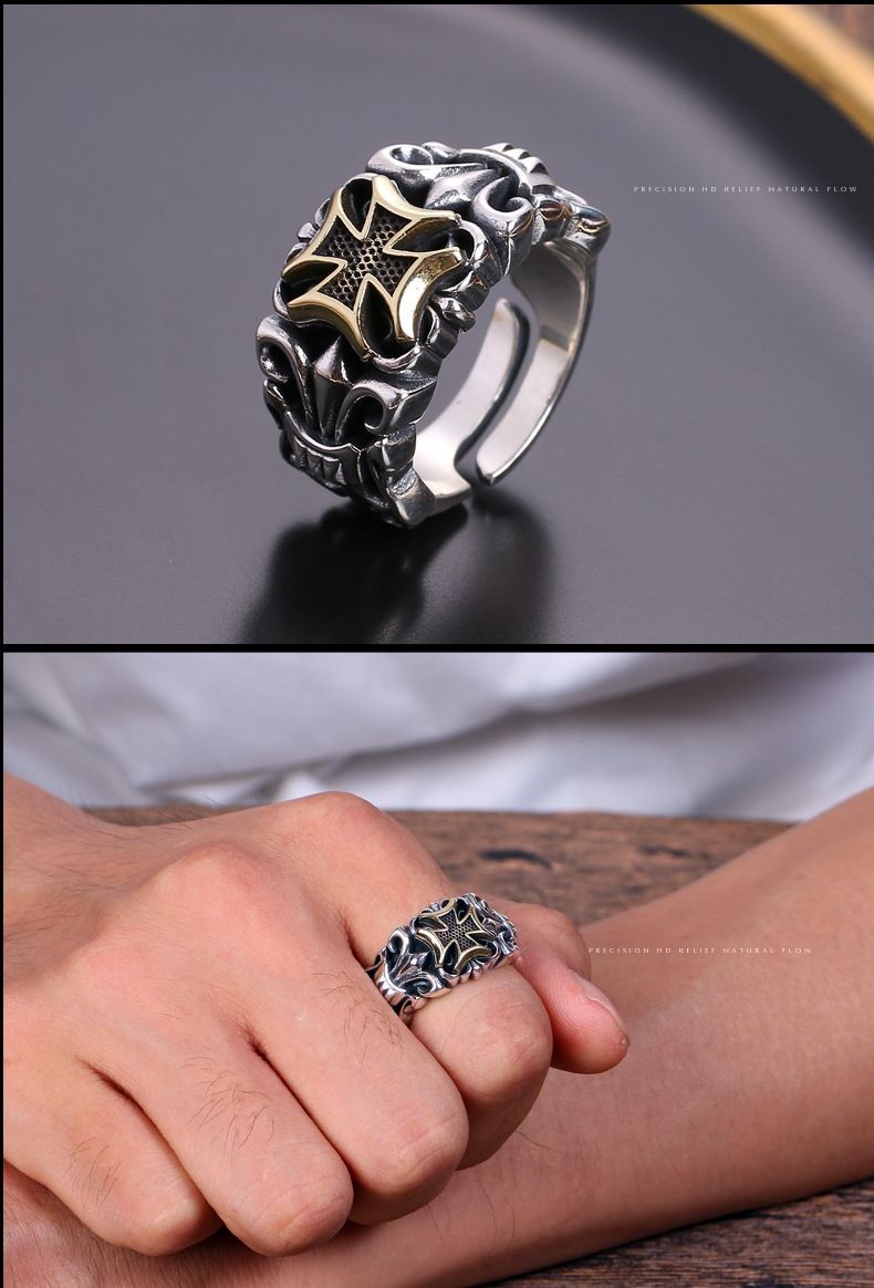 Cross Anchor Ring Image 1