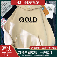 ���羳ŷ�롿Hot Sale ITZY GOLD Album Hoodie Retro 2024 Women