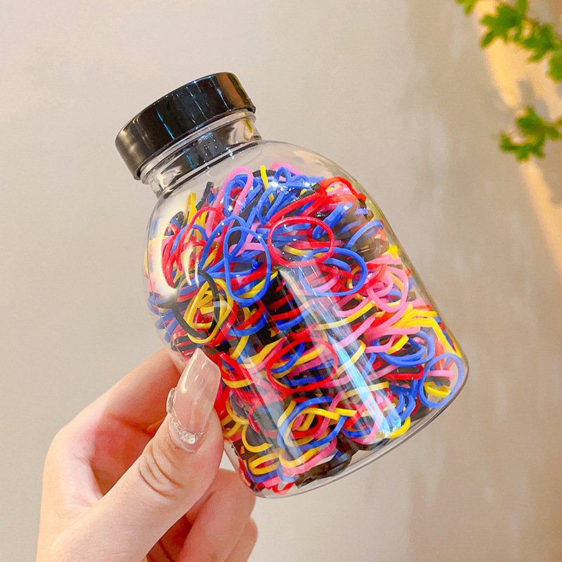 Banda de goma para niños, niñas, bebés, adornos de cabello para niños pequeños, anillo de cabello elástico, banda de goma desechable