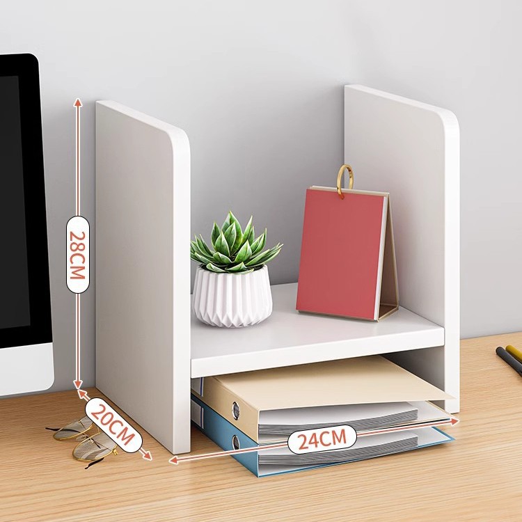 Estante de almacenamiento de escritorio de oficina Estante de acabado multicapa en la estación de agujero de placa Estante pequeño para almacenar artefactos mágicos en el escritorio de los estudiantes
