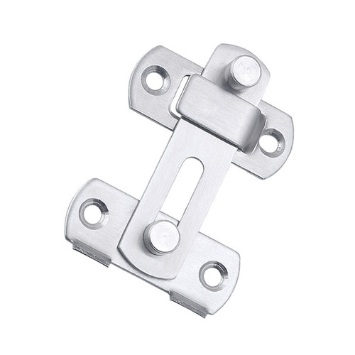Amazon Stainless Steel Latch Bolt Anti-Theft Sliding Door Latch Pet Cage Door Lock 90-Degree Right Angle Buckle Door Clip