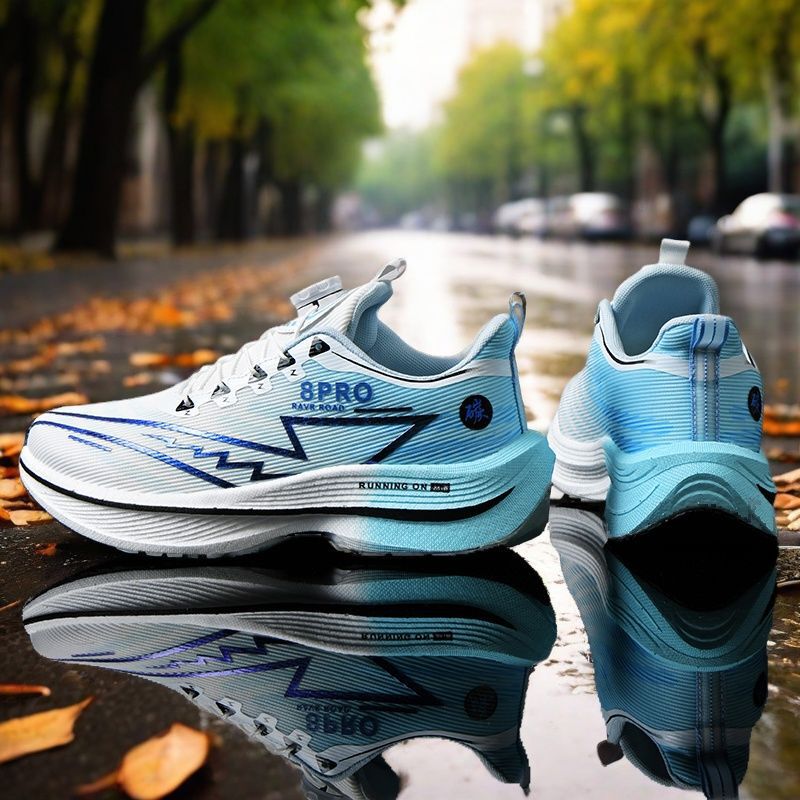 2026 New Carbon Plate Sports Shoes, Autumn Breathable Running Shoes, Same Style for Men and Women, Outdoor Racing Shock-Absorbing Rebound Running Shoes