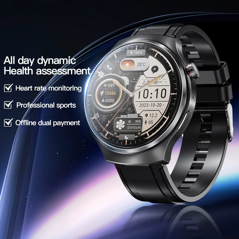Умные часы V16 Bluetooth с функцией звонка, мониторингом уровня глюкозы и пульса