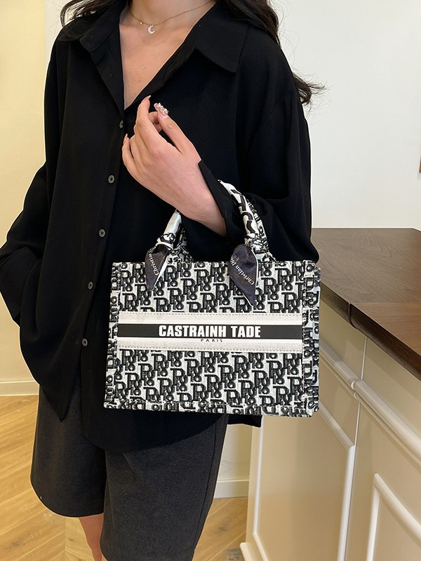 Publicidad personalizada tela de gran capacidad de trabajo de viaje bolsas de mano logotipo impresión fuente de impresión in situ