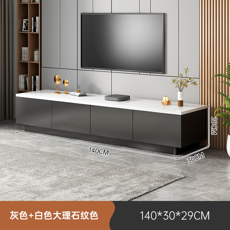 テレビの棚の組み合わせは現代的でシンプルなリビングルームの家庭用原木風収納ロッカーの小型タイプの床置きテレビのキャビネットです。