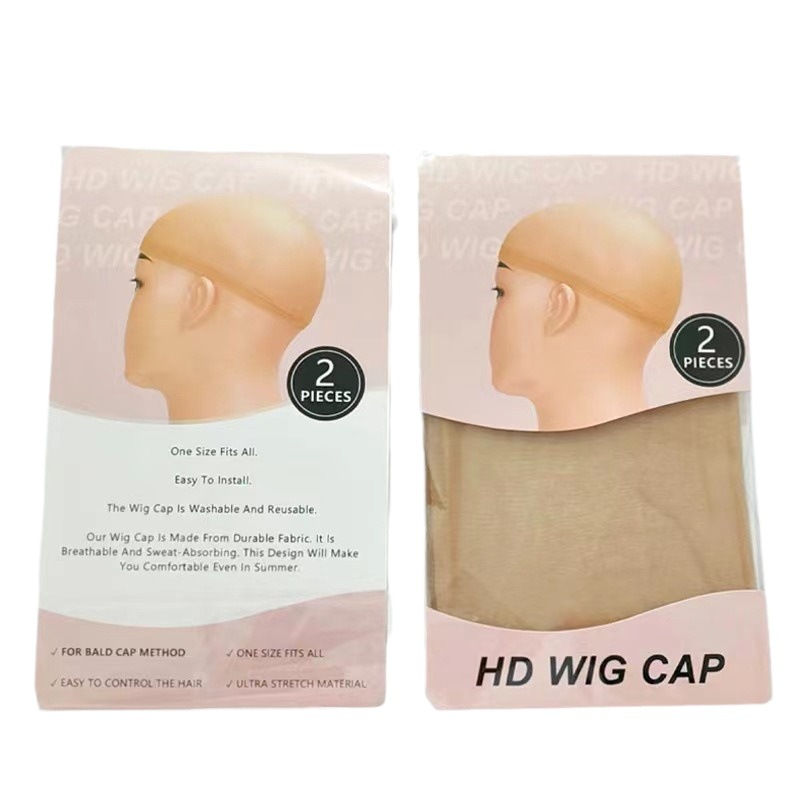 In stock hot sale super transparent hair net Wig net cover lace invisible long hair fine mesh stockings hair Cap HD Wig Cap