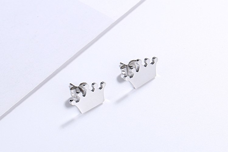 Fashion Geometric Stainless Steel No Inlaid 18K Gold Plated Earrings display picture 9
