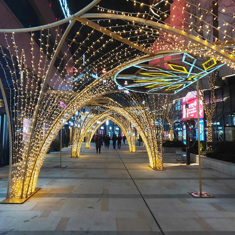 Factory Direct led male and female plug light string, starry sky outdoor venue light forest lighting wedding decoration