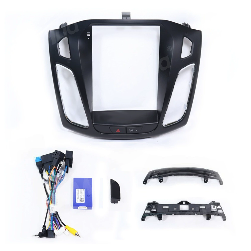 Geeignet für Ford Courier modifiziertes Android-Large-Screen-2017-2021 vertikales Bildschirm-Navigationsrahmen-Kit-Halterung