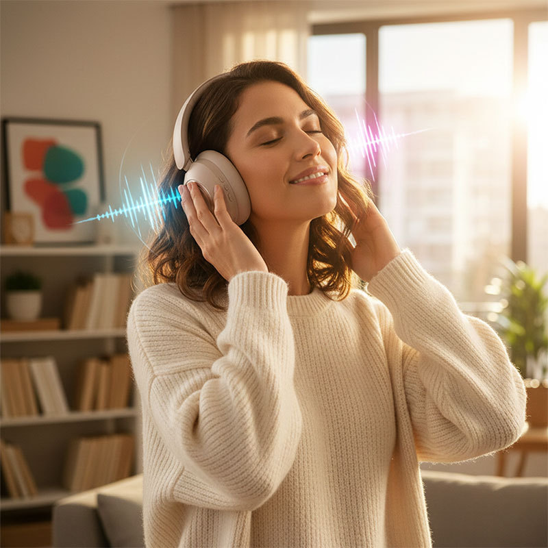 2026 nuevo auriculares privados ANC activa reducción de ruido de larga duración alta calidad de sonido fabricantes de auriculares Bluetooth