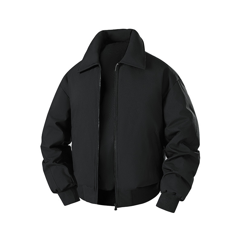 立领防风棉服男款冬季2025新款美式加厚保暖情侣面包服外套|undefined