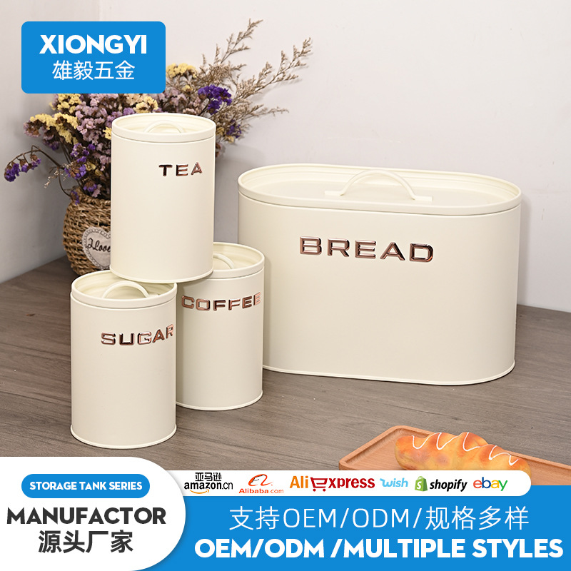 Caja de pan metálica ovalada blanca, estilo retro, con tapa, ideal para almacenamiento de alimentos o panadería