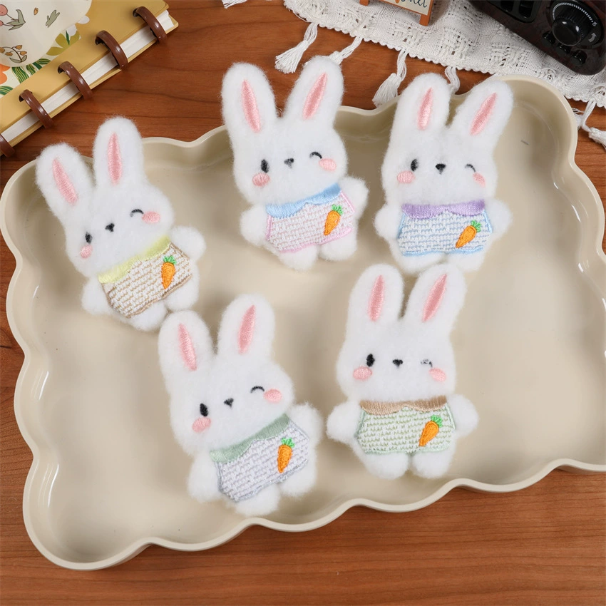 Мультяшный плюшевый милый кролик Кукла Аксессуары скрипит