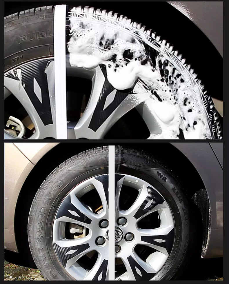 Ying Sanhong Tire Glaze Maintenance Foam Cleaning Brightener Car Tire Wax Anti-Aging Polish Protective Agent Decontamination