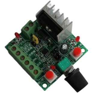 Stepper motor drive simple controller speed control forward and reverse control pulse generation PWM generation controller