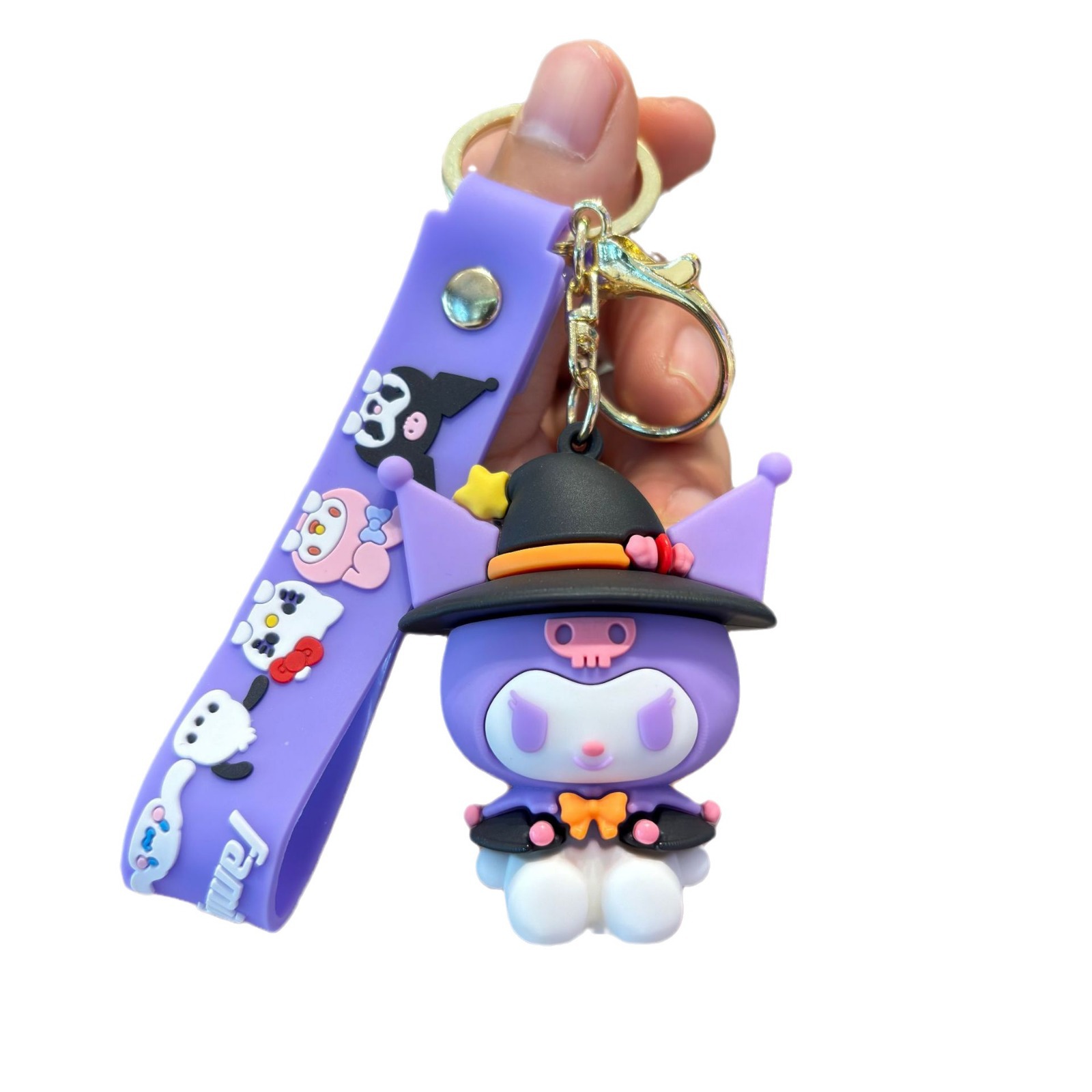 Sanrio Colomi Keychain, adorable muñeca Melody, colgante, bolso, accesorios, garra de bebé, pequeño regalo.