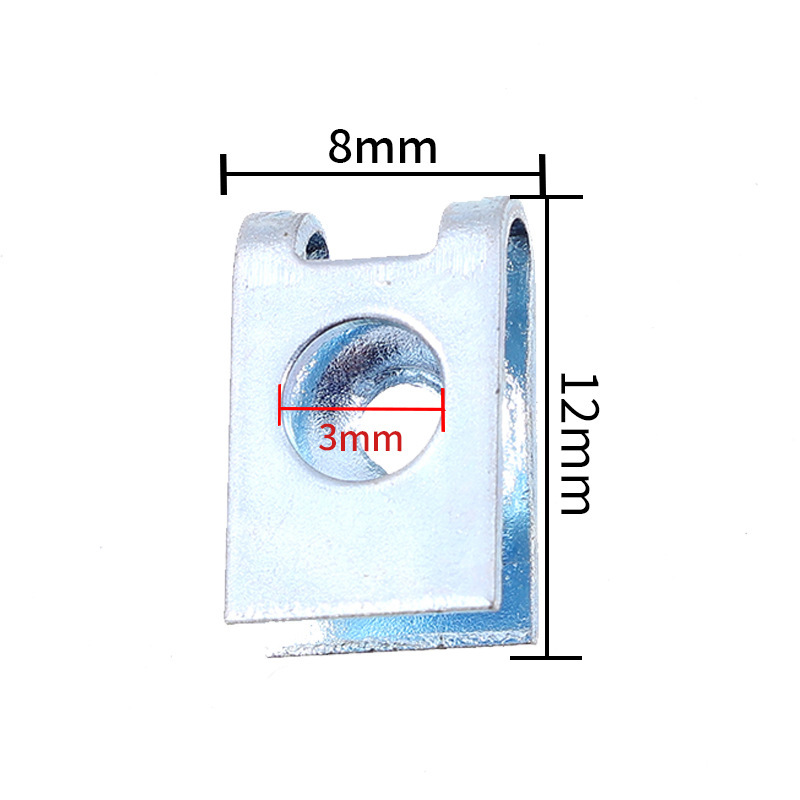 Oem Customized Non-Standard Special-Shaped Car License Plate Fixing System Special U-Shaped Iron Buckle Fastening Component Accessories