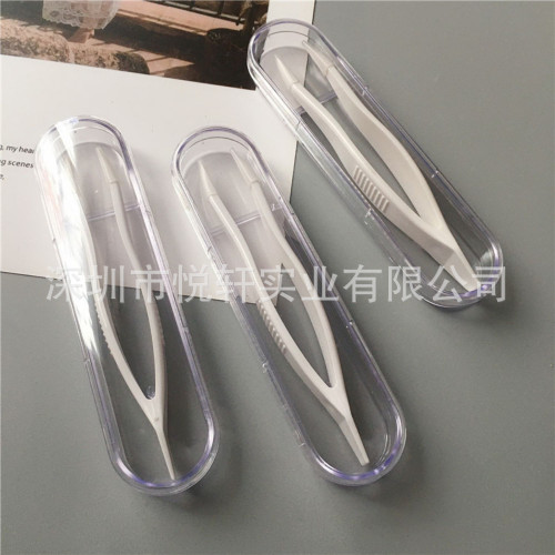 Wholesale contact lens clip tweezers, rubber sleeves, contact lens wearing tools, contact lens suction sticks, companion box long tweezers