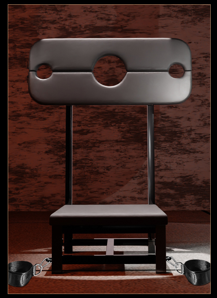 Jiuai SM-Style Adult Auxiliary Bench, Iron Frame, Black, Bondage Training Support — detail image 26