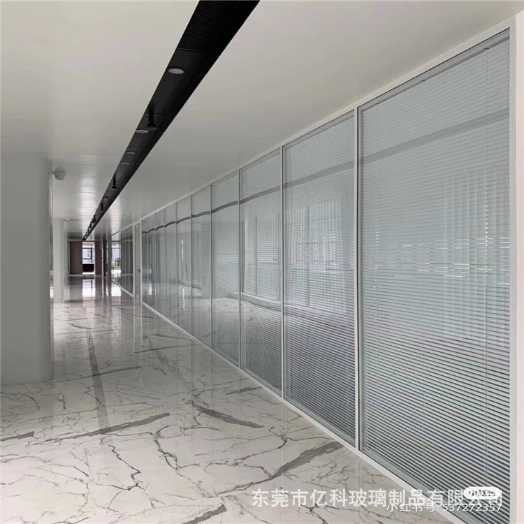 Shenzhen installation glass partition office 12MM tempered glass…