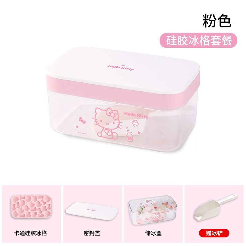 Hello Kitty, силиконовое питание, силиконовая форма, рисунок кубиков льда