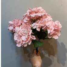 工厂店仿真花把束绣球花绢花假花水粉色婚庆花软装工程装饰花插