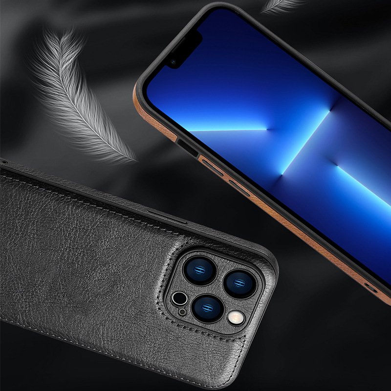 Business Leather Phone Case For Iphone 14 Pro Max And Samsung S22_voghion.com