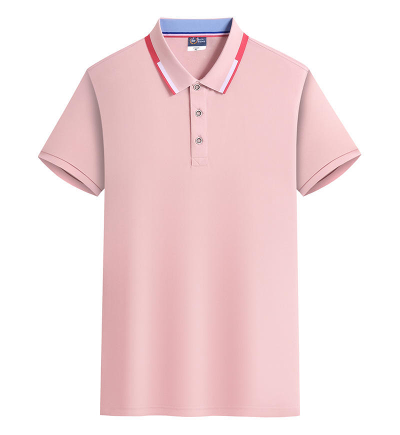 Camiseta de la empresa Camiseta publicitaria del empleado Ropa de trabajo de manga corta Ropa de trabajo Polo Camisa de logotipo impresa personalizada solapa