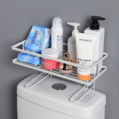 T9J5放馬桶上的置物架植物架衛生間抽水坐便架子廁所水箱後面縫隙