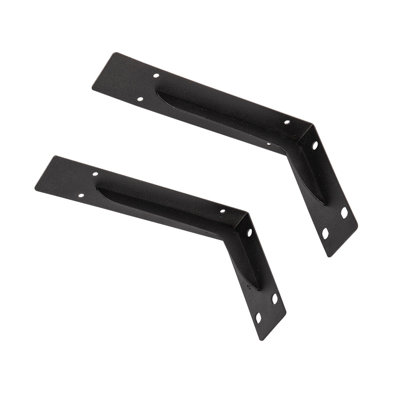 (2개) 두꺼운 삼각형 지원 프레임 TV 캐비닛 교수형 하중지지 저장 랙 벽 테이블 캐비닛 브래킷 라미나 플레이트 홀더