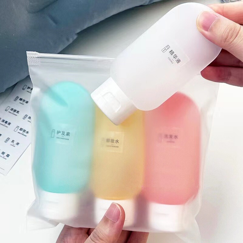 Travel Press Thickened Silicone Shampoo Shower Gel Facial Cleanser Laundry Detergent Lotion Storage Bottle Perfume Travel Press Thickened Silicone Shampoo Shower Gel Facial Cleanser Laundry Detergent Lotion Storage Bottle Perfume