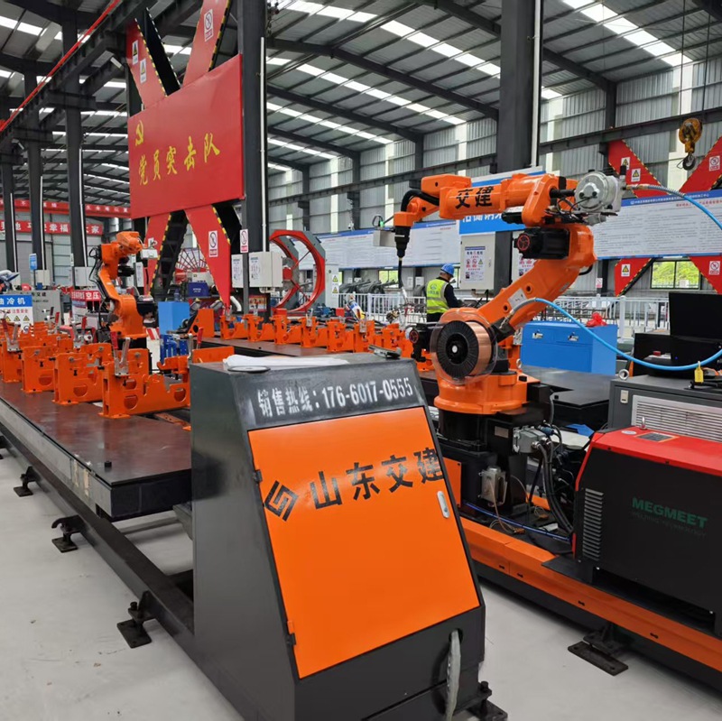 长赣项目江西段格栅焊接机器人 花拱架 机械臂焊接自动视觉定位