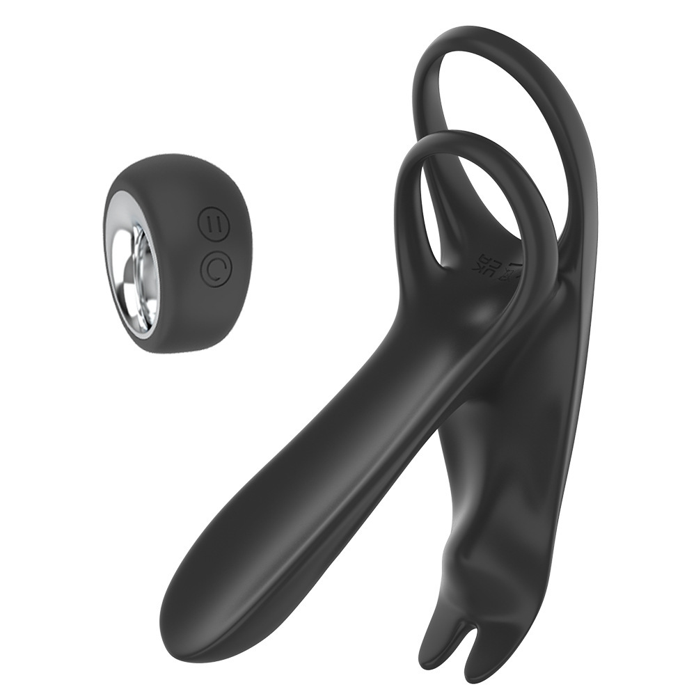 Black Fox Remote Control Vibrating Ring