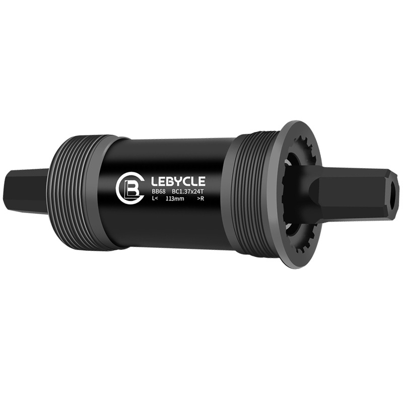 Montaña plegable bicicleta de carretera universal agujero cuadrado eje medio peilin teniendo mosca muerta accesorios 68mm con tornillos impermeables