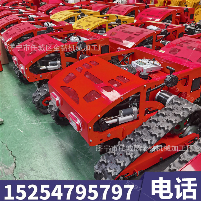 光伏电站遥控割草机 果园除草机 园林绿化山地多功能碎草碎枝机厂