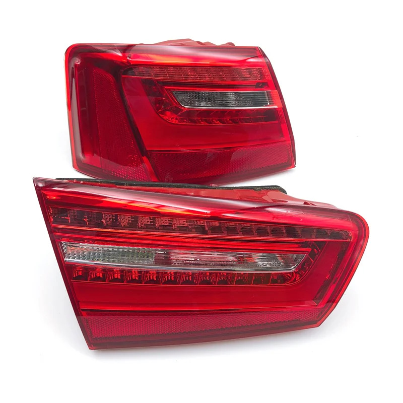 Aplicable a Audi A6L semieconjunto de luces traseras 12 - 15 años modelo C7 cubierta de luces traseras luces de freno traseras luces de dirección traseras