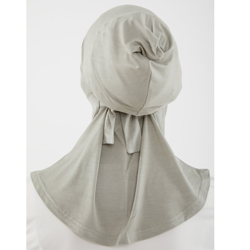 Wholesale from the Source Factory: Bamboo Fiber Jersey Knit Hat with Adjustable Elastic, Women's Ninja Hijab